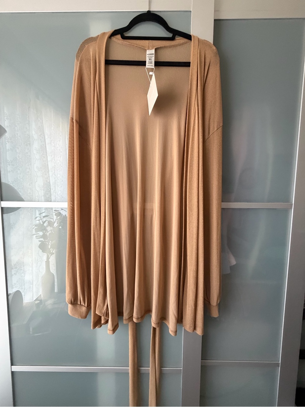 NWT Kittenish Open-Front Long Cardigan Cover-Up